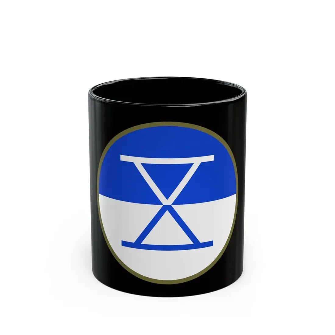 X Corps (U.S. Army) Black Coffee Mug 11oz - Go Mug Yourself