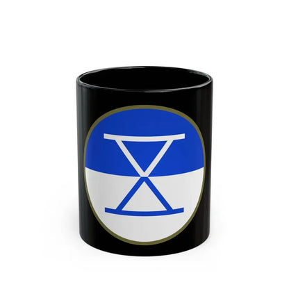 X Corps (U.S. Army) Black Coffee Mug 11oz - Go Mug Yourself