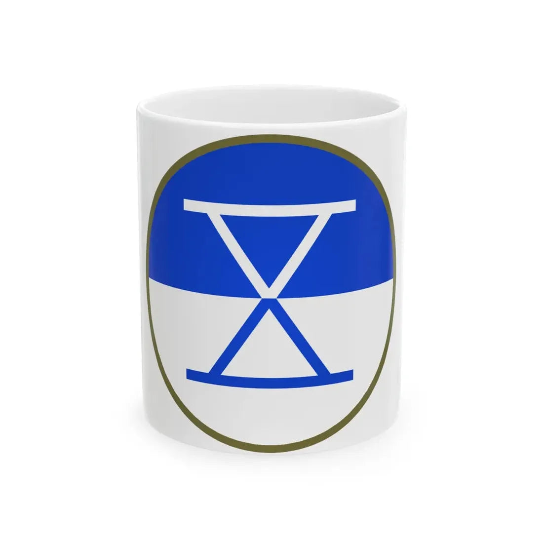 X Corps (U.S. Army) White Coffee Mug 11oz - Go Mug Yourself