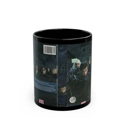 X2 XMEN UNITED (VHS COVER) - Black Coffee Mug 11oz - Go Mug Yourself