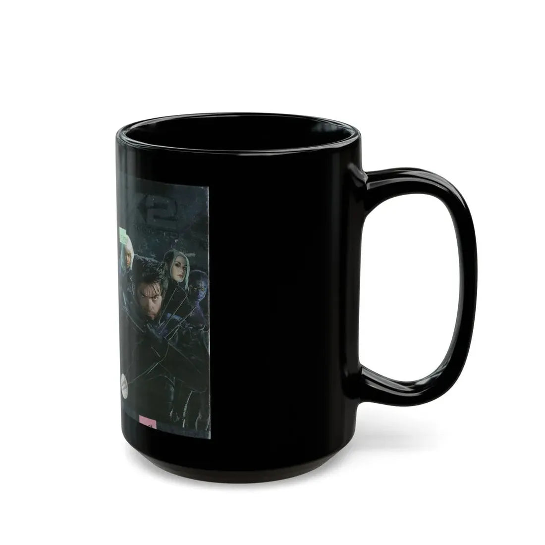 X2 XMEN UNITED (VHS COVER) - Black Coffee Mug - Go Mug Yourself