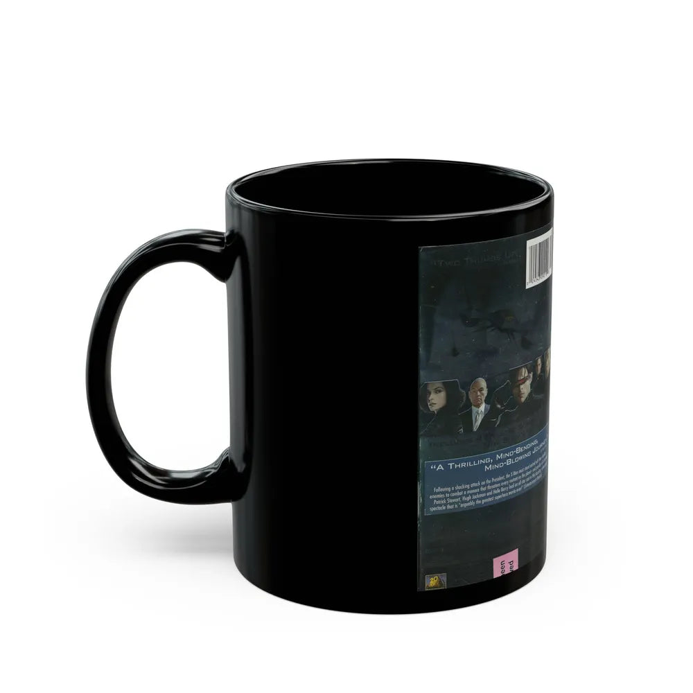 X2 XMEN UNITED (VHS COVER) - Black Coffee Mug-Go Mug Yourself