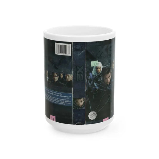 X2 XMEN UNITED (VHS COVER) - White Coffee Mug 15oz - Go Mug Yourself