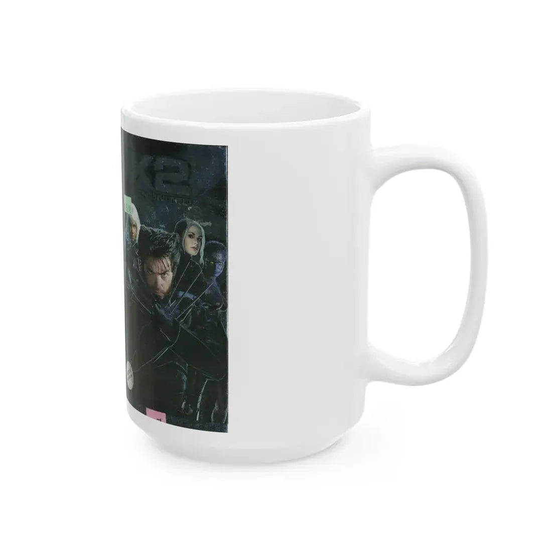 X2 XMEN UNITED (VHS COVER) - White Coffee Mug - Go Mug Yourself