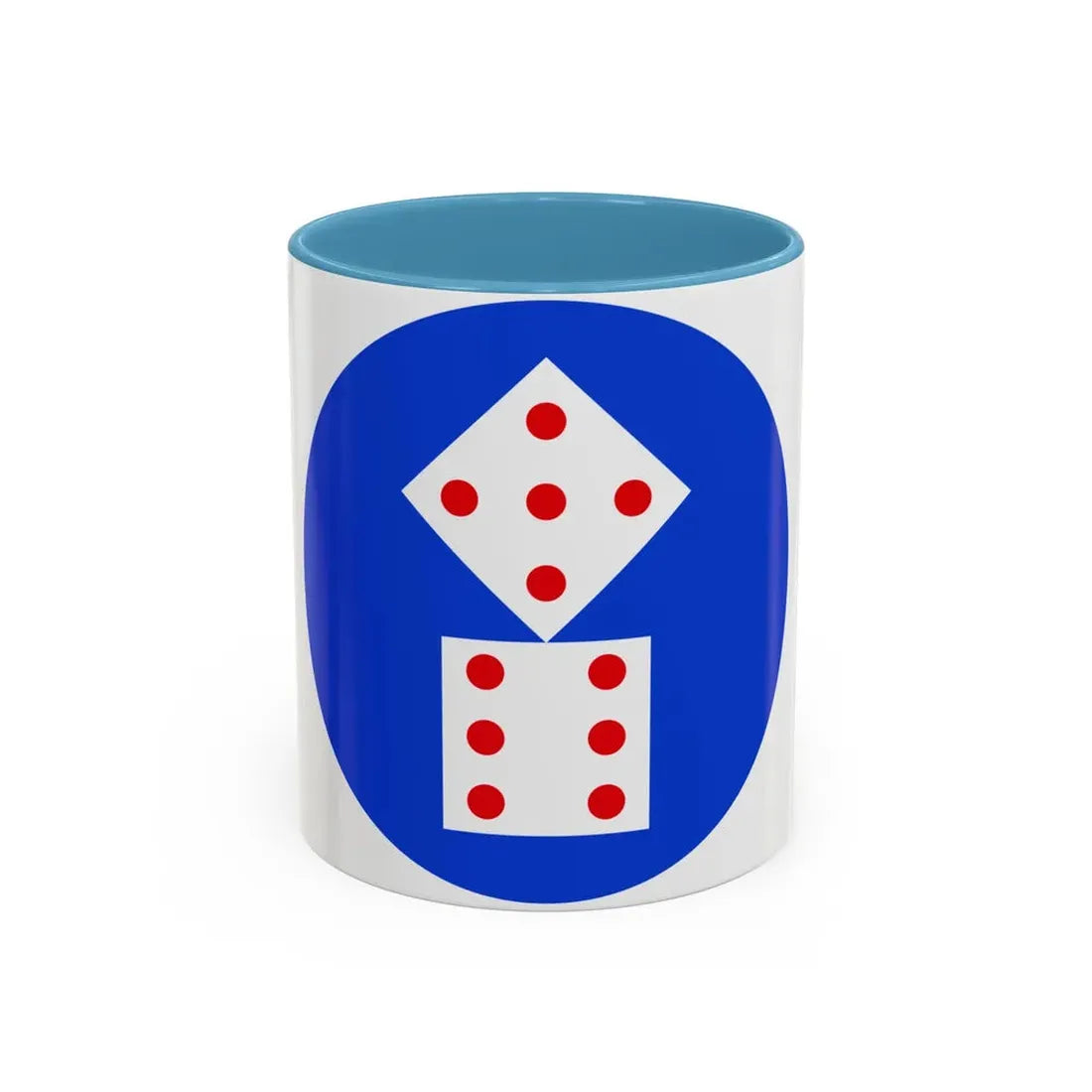 XI Corps (U.S. Army) Accent Coffee Mug 11oz Light Blue - Go Mug Yourself