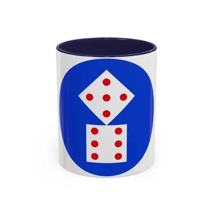 XI Corps (U.S. Army) Accent Coffee Mug 11oz Navy - Go Mug Yourself
