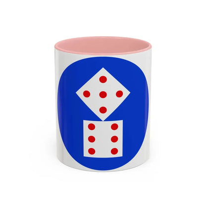 XI Corps (U.S. Army) Accent Coffee Mug 11oz Pink - Go Mug Yourself