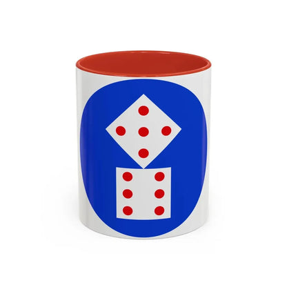 XI Corps (U.S. Army) Accent Coffee Mug 11oz Red - Go Mug Yourself