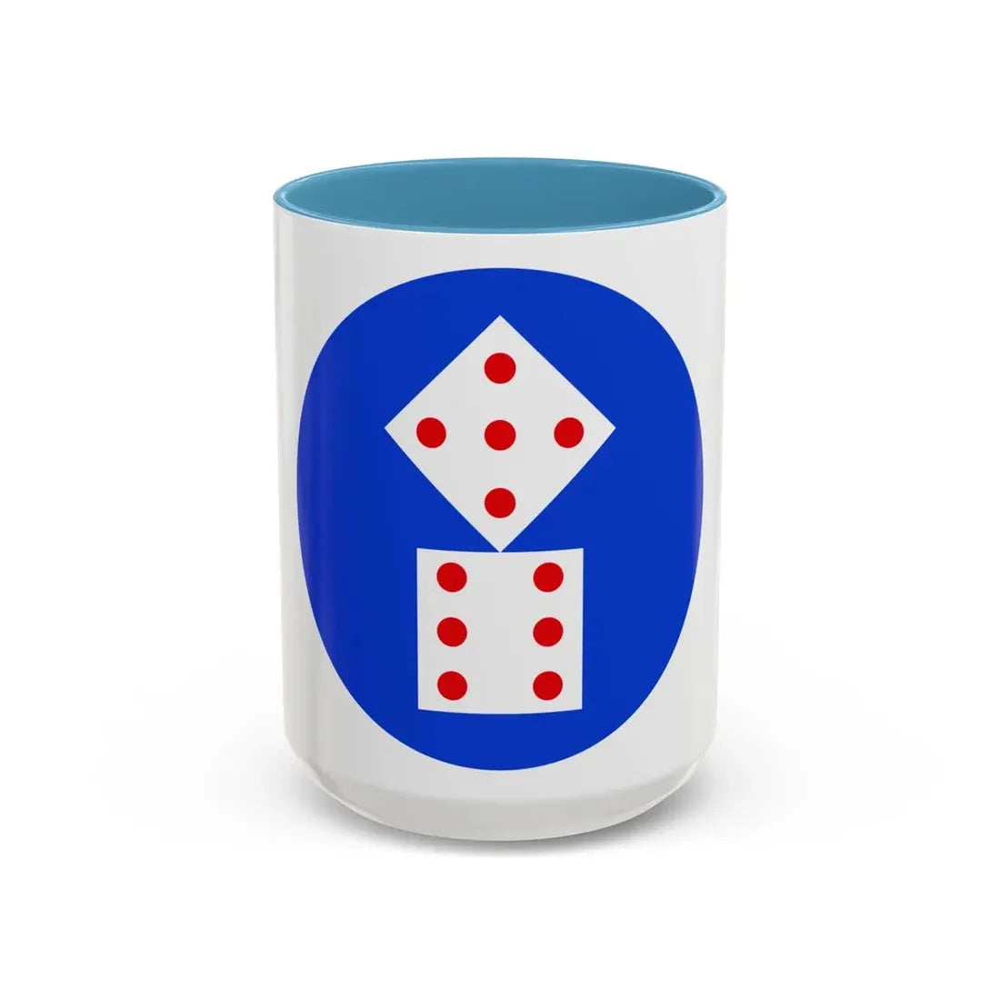 XI Corps (U.S. Army) Accent Coffee Mug 15oz Light Blue - Go Mug Yourself