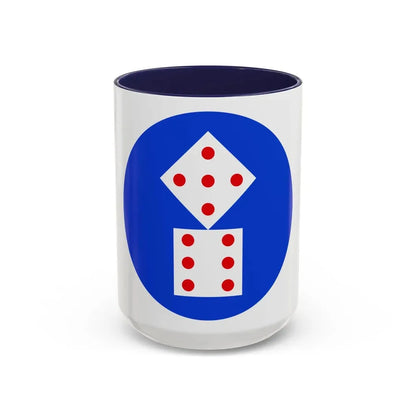 XI Corps (U.S. Army) Accent Coffee Mug 15oz Navy - Go Mug Yourself