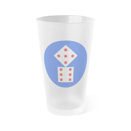 XI Corps (U.S. Army) Frosted Pint Glass 16oz Default Title - Go Mug Yourself