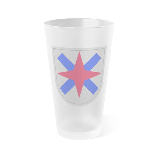 XIV Corps (U.S. Army) Frosted Pint Glass 16oz-Go Mug Yourself