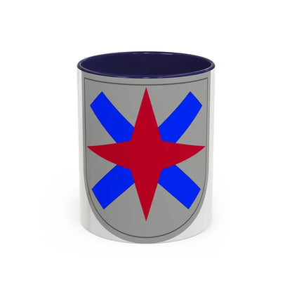 XIV Corps (U.S. Army) Accent Coffee Mug 11oz Navy - Go Mug Yourself