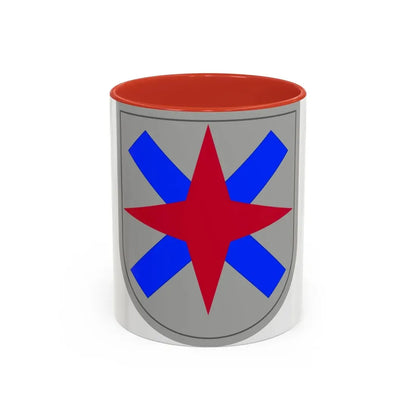 XIV Corps (U.S. Army) Accent Coffee Mug 11oz Red - Go Mug Yourself