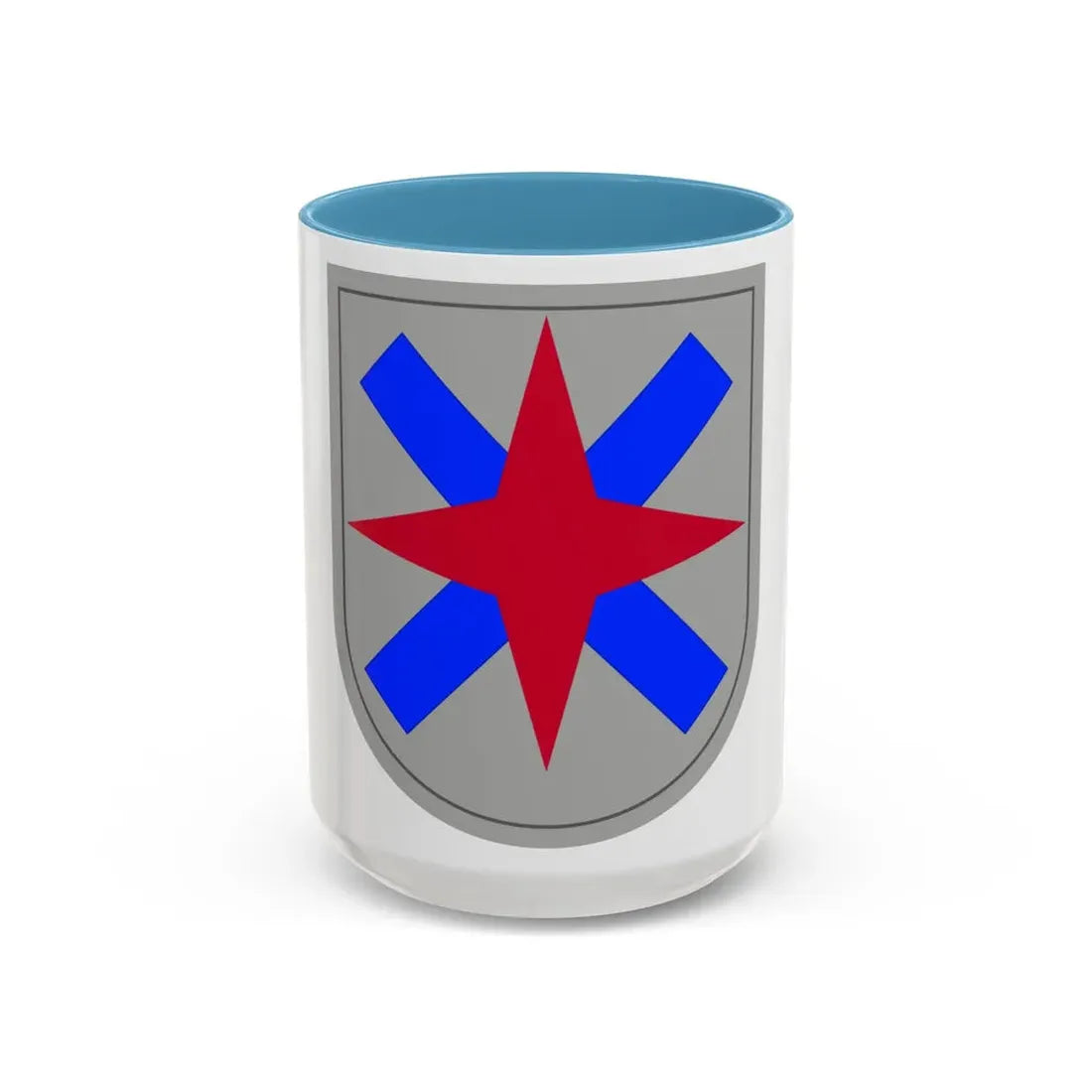 XIV Corps (U.S. Army) Accent Coffee Mug 15oz Light Blue - Go Mug Yourself