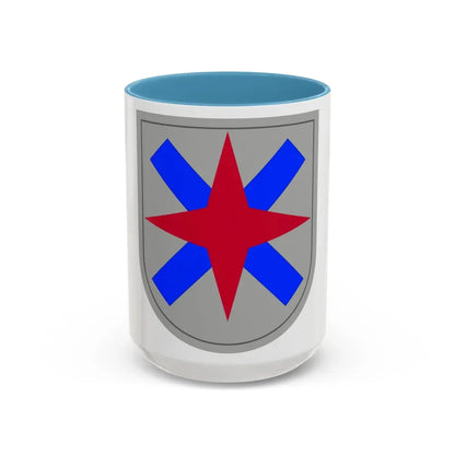 XIV Corps (U.S. Army) Accent Coffee Mug 15oz Light Blue - Go Mug Yourself