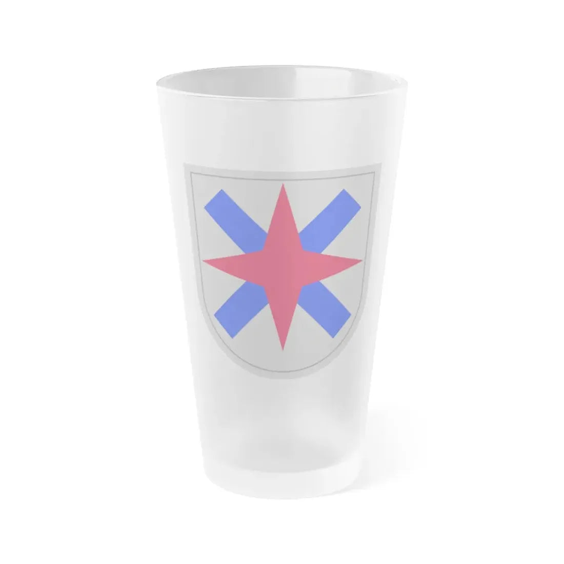 XIV Corps (U.S. Army) Frosted Pint Glass 16oz Default Title - Go Mug Yourself