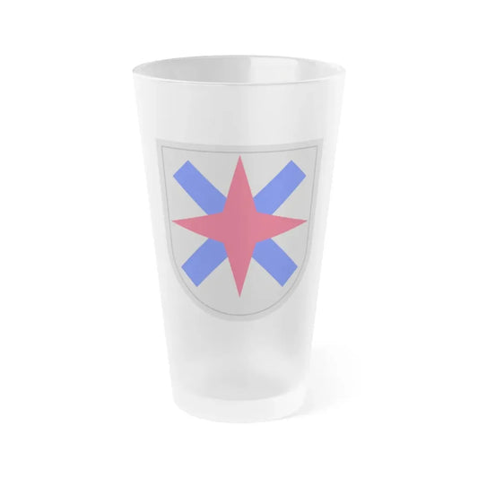 XIV Corps (U.S. Army) Frosted Pint Glass 16oz Default Title - Go Mug Yourself