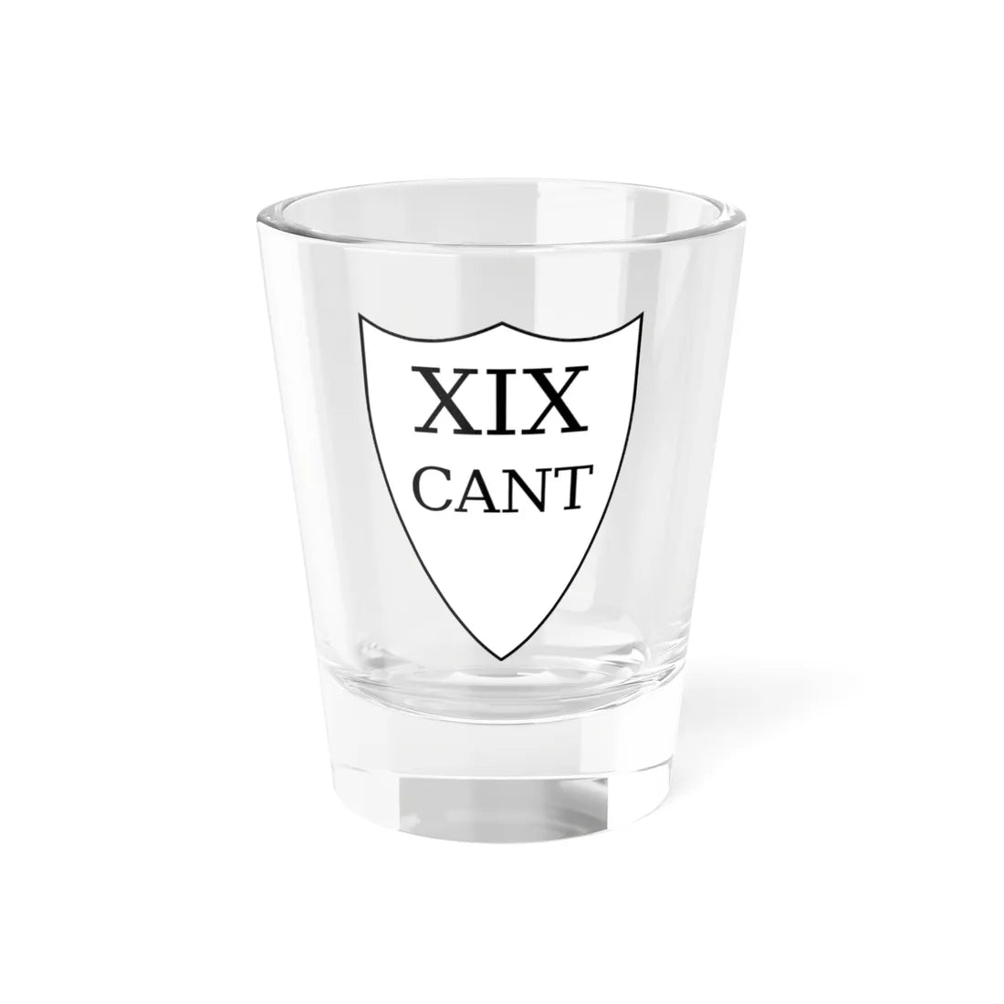 XIX Cantone coa (Switzerland) (Coat of Arms) Shot Glass 1.5oz 1.5oz - Go Mug Yourself