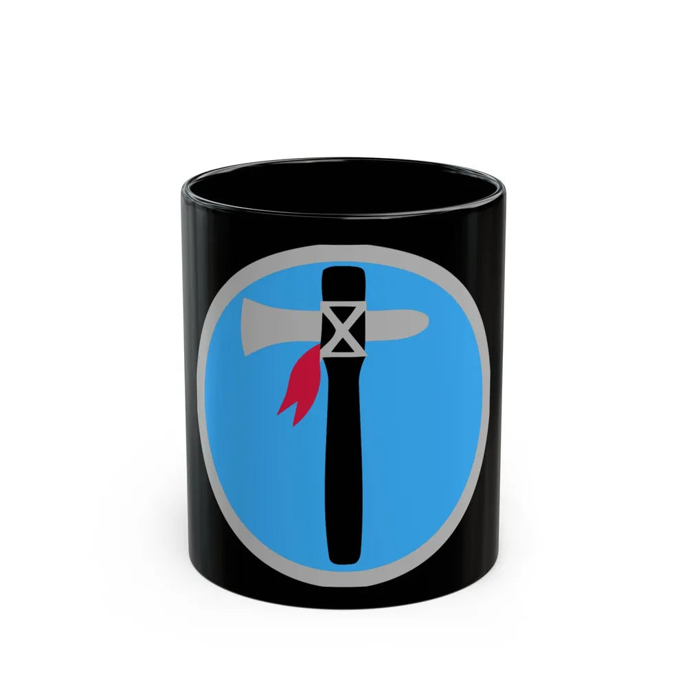 XIX Corps 1 (U.S. Army) Black Coffee Mug-11oz-Go Mug Yourself