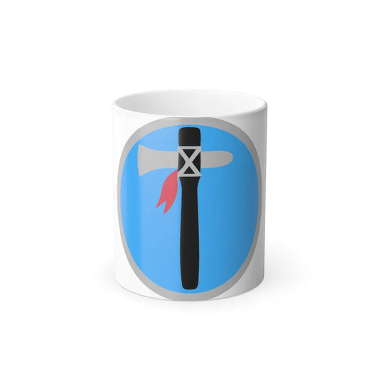 XIX Corps 1 (U.S. Army) Color Changing Coffee Mug-11oz-Go Mug Yourself