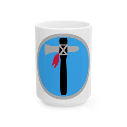 XIX Corps 1 (U.S. Army) White Coffee Mug-15oz-Go Mug Yourself