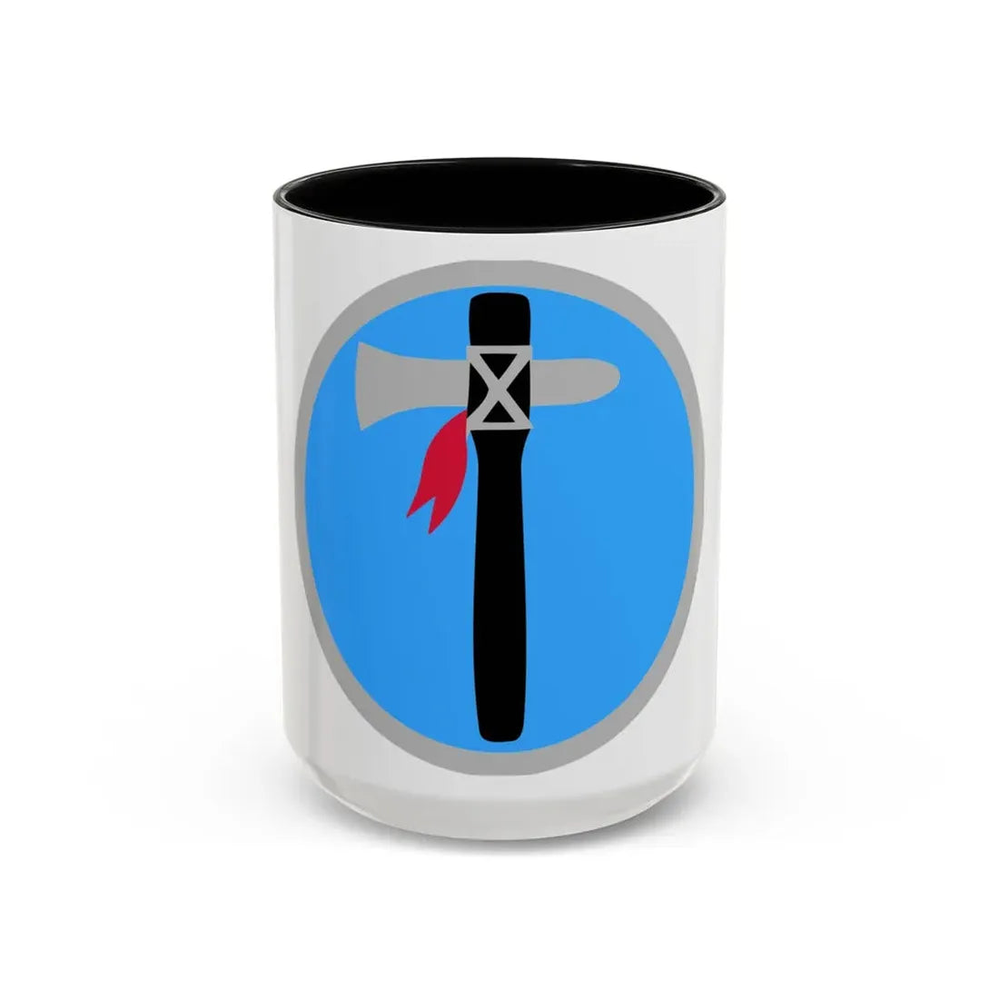 XIX Corps 1 (U.S. Army) Accent Coffee Mug 15oz Black - Go Mug Yourself