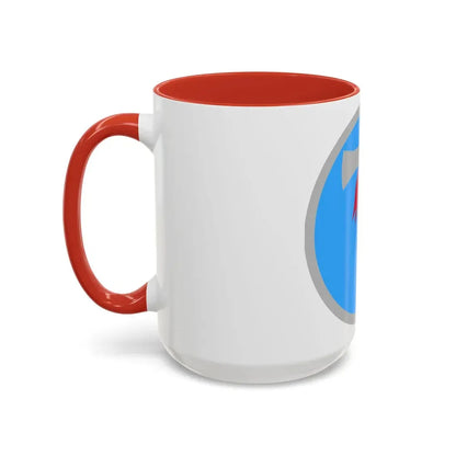 XIX Corps 1 (U.S. Army) Accent Coffee Mug - Go Mug Yourself