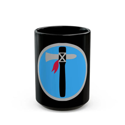 XIX Corps 1 (U.S. Army) Black Coffee Mug 15oz - Go Mug Yourself
