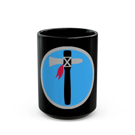 XIX Corps 1 (U.S. Army) Black Coffee Mug 15oz - Go Mug Yourself