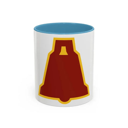 XIX Corps 3 (U.S. Army) Accent Coffee Mug 11oz Light Blue - Go Mug Yourself