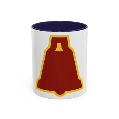 XIX Corps 3 (U.S. Army) Accent Coffee Mug 11oz Navy - Go Mug Yourself