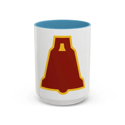 XIX Corps 3 (U.S. Army) Accent Coffee Mug 15oz Light Blue - Go Mug Yourself