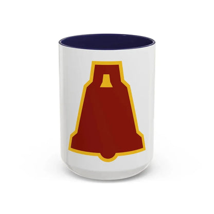 XIX Corps 3 (U.S. Army) Accent Coffee Mug 15oz Navy - Go Mug Yourself
