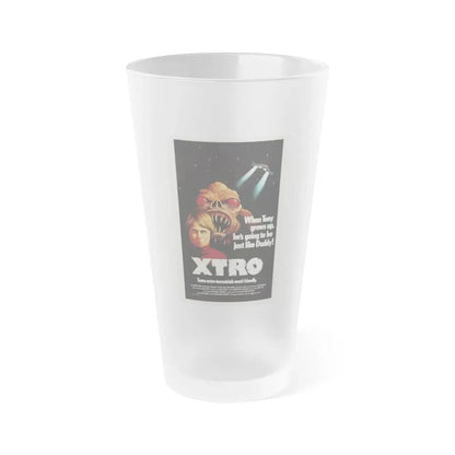 XTRO 1982 Movie Poster - Frosted Pint Glass 16oz Default Title - Go Mug Yourself