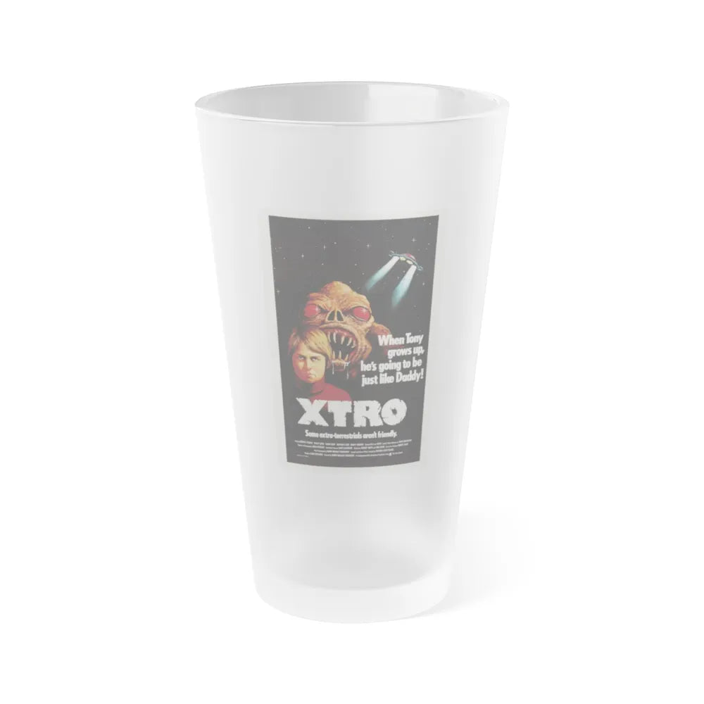 XTRO 1982 Movie Poster - Frosted Pint Glass 16oz-Go Mug Yourself