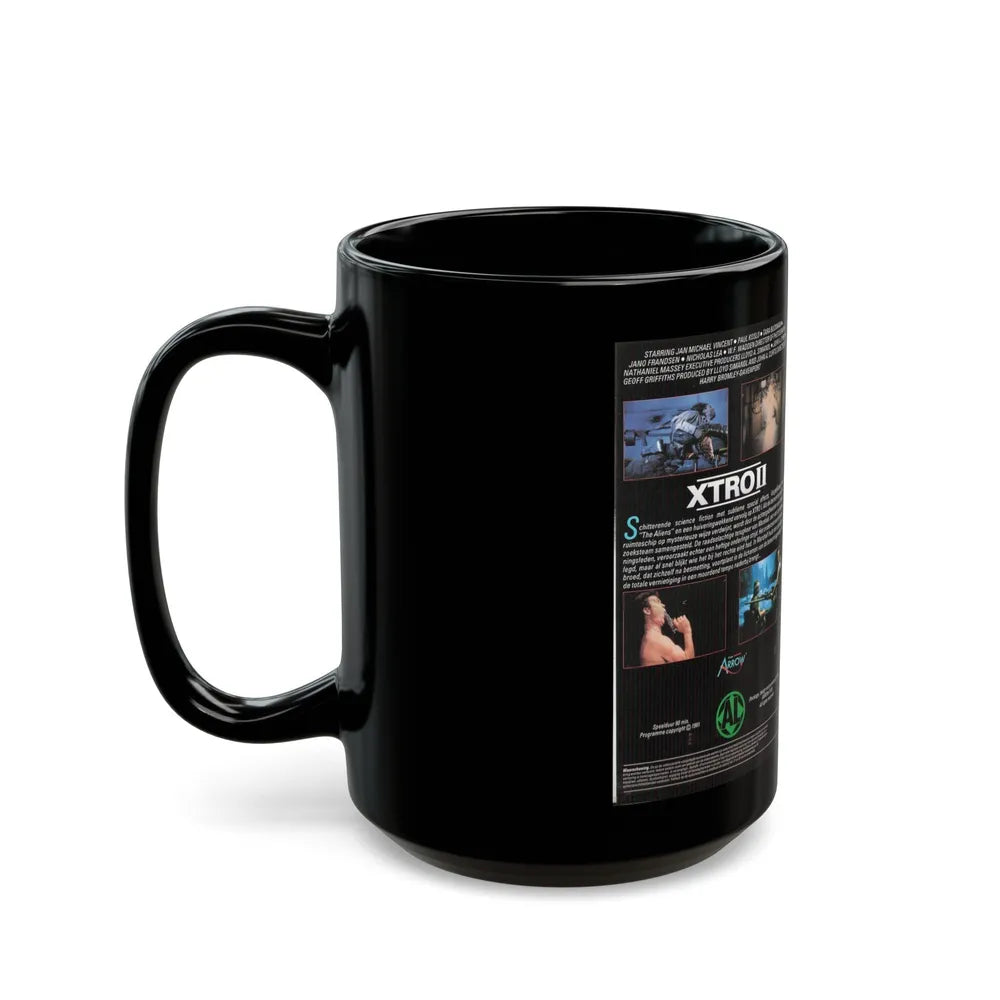 XTRO 2 (VHS COVER) - Black Coffee Mug-Go Mug Yourself