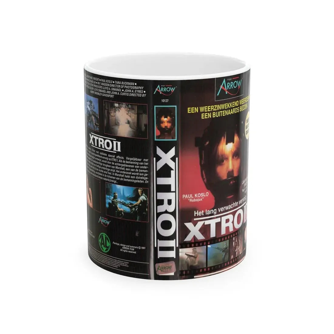 XTRO 2 (VHS COVER) - White Coffee Mug 11oz - Go Mug Yourself