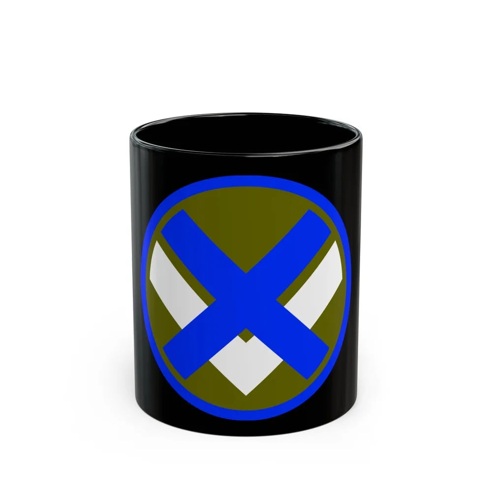 XV Corps (U.S. Army) Black Coffee Mug-11oz-Go Mug Yourself