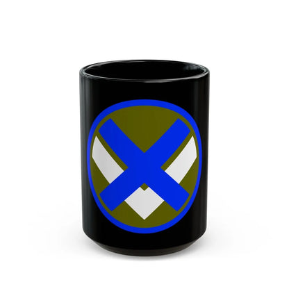 XV Corps (U.S. Army) Black Coffee Mug-15oz-Go Mug Yourself