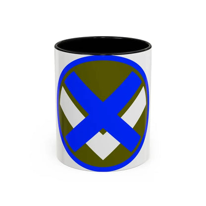 XV Corps (U.S. Army) Accent Coffee Mug 11oz Black - Go Mug Yourself