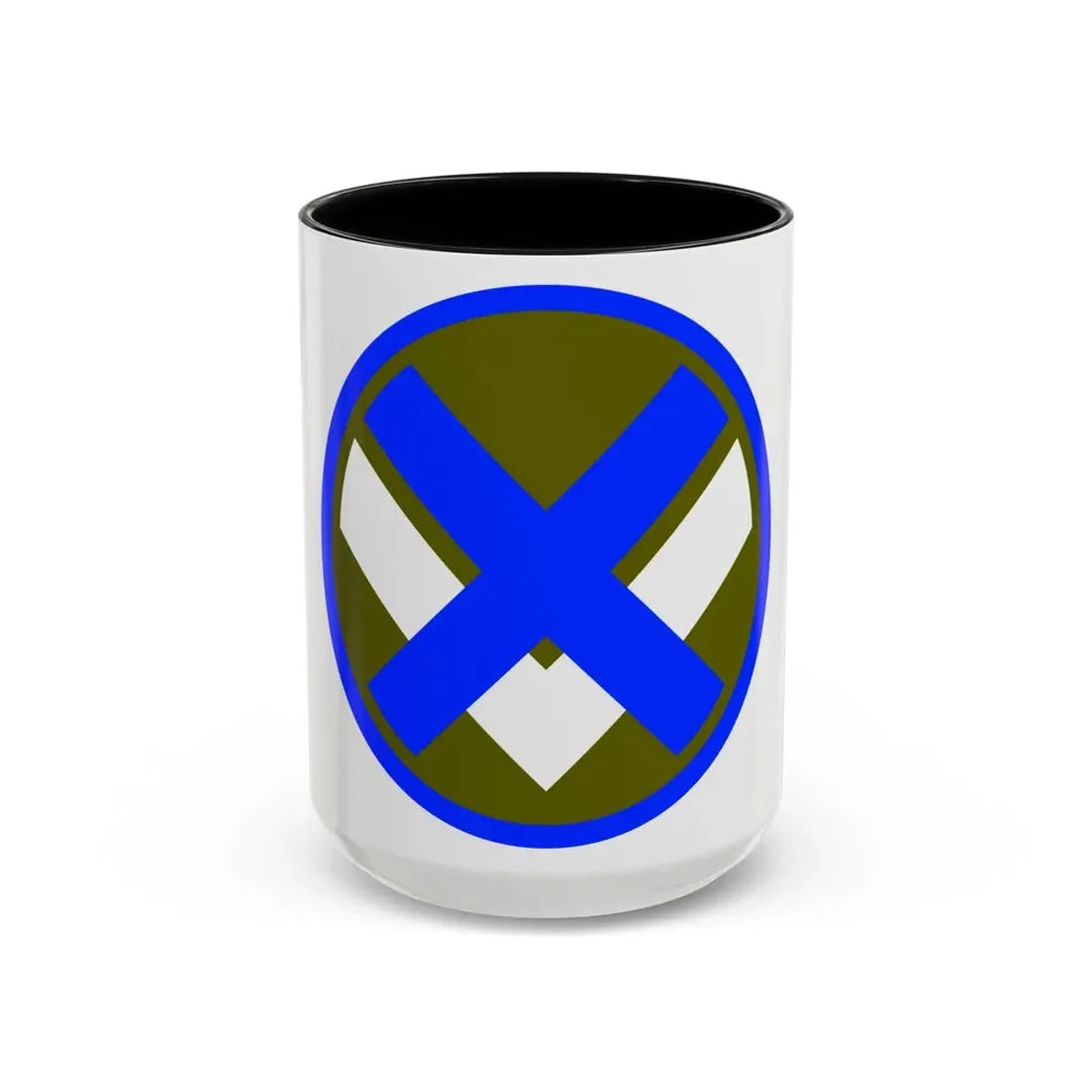 XV Corps (U.S. Army) Accent Coffee Mug 15oz Black - Go Mug Yourself