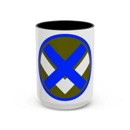 XV Corps (U.S. Army) Accent Coffee Mug 15oz Black - Go Mug Yourself