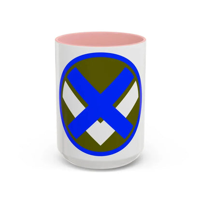 XV Corps (U.S. Army) Accent Coffee Mug 15oz Pink - Go Mug Yourself