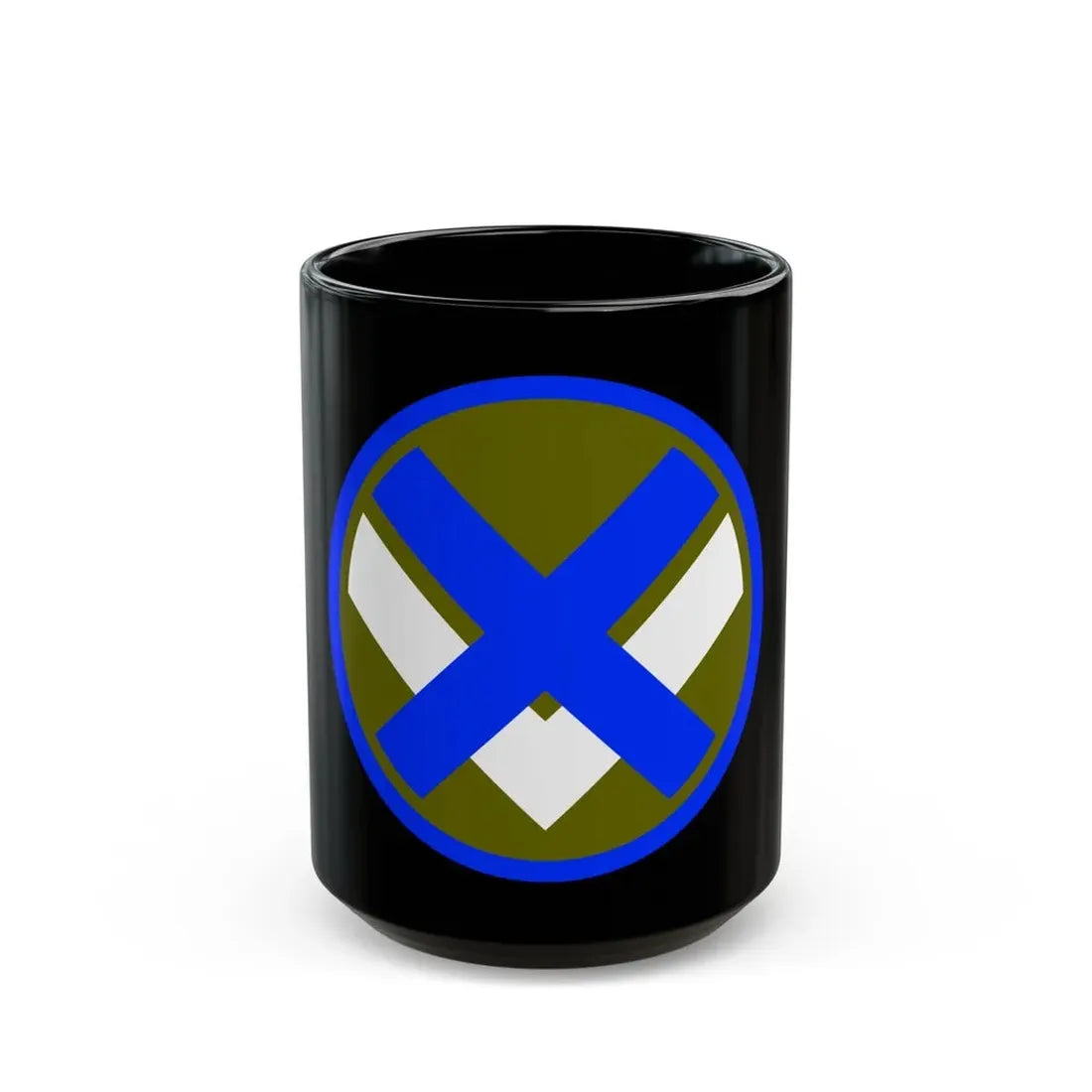 XV Corps (U.S. Army) Black Coffee Mug 15oz - Go Mug Yourself