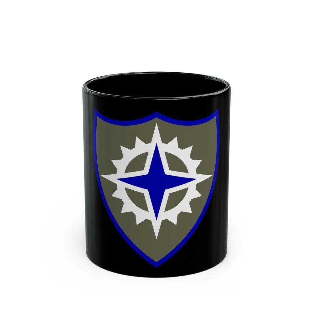 XVI Corps (U.S. Army) Black Coffee Mug-11oz-Go Mug Yourself