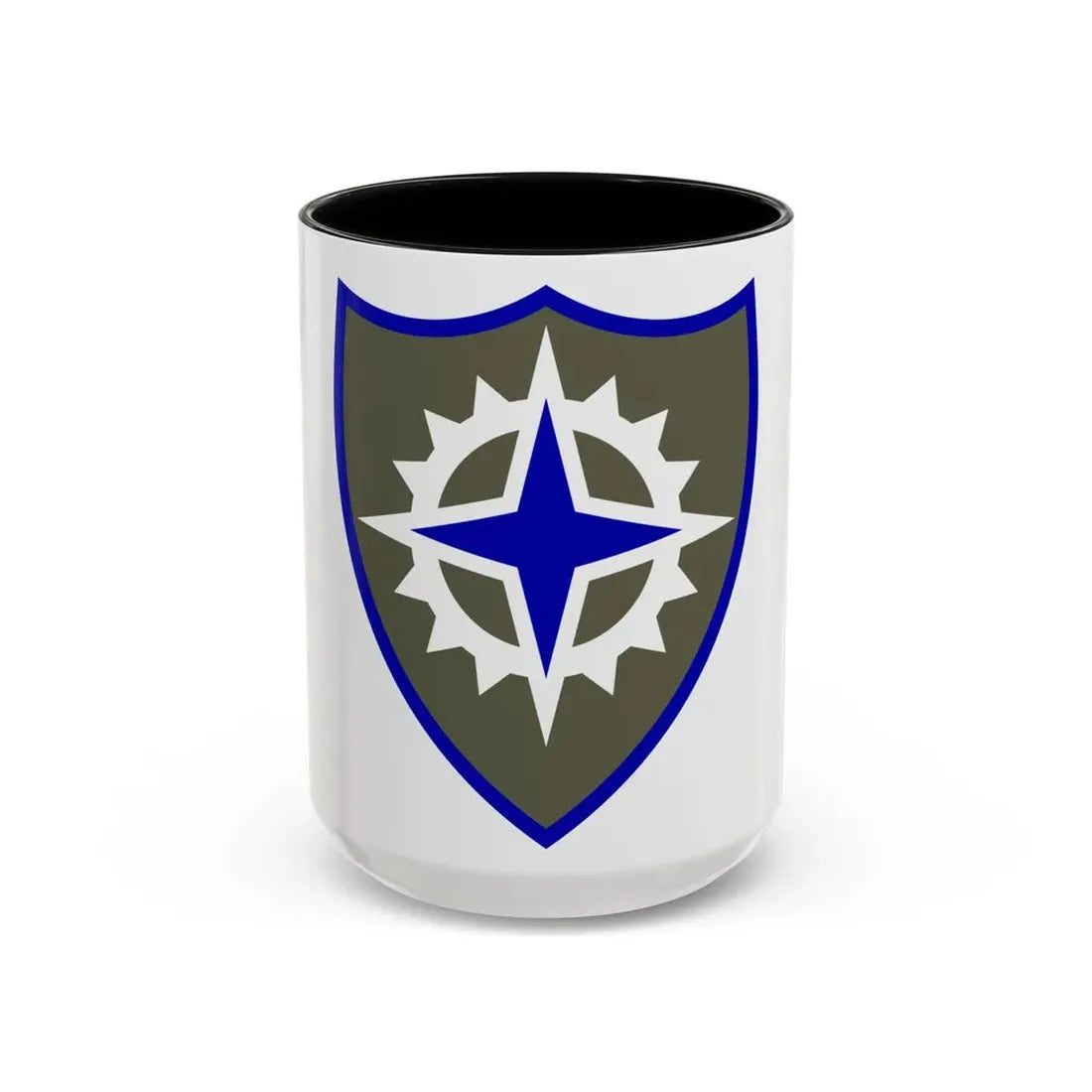 XVI Corps (U.S. Army) Accent Coffee Mug 15oz Black - Go Mug Yourself