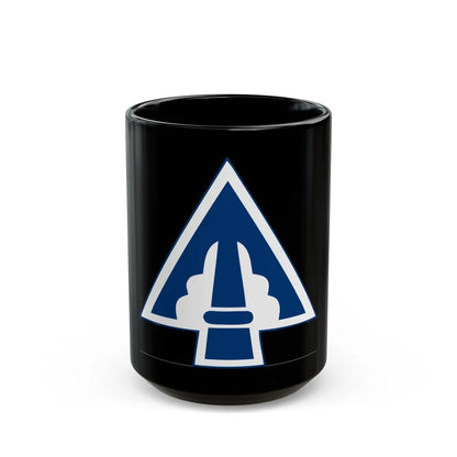 XXII Corps (U.S. Army) Black Coffee Mug-15oz-Go Mug Yourself