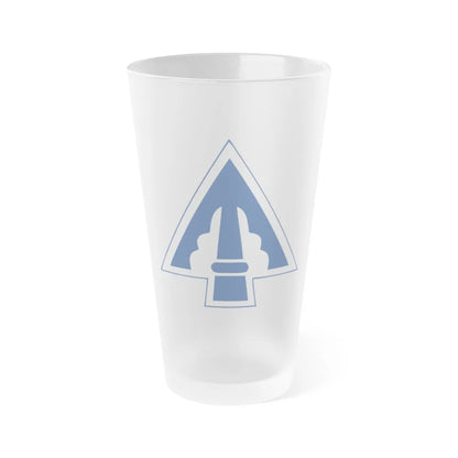 XXII Corps (U.S. Army) Frosted Pint Glass 16oz-Go Mug Yourself