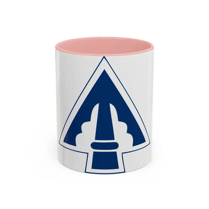 XXII Corps (U.S. Army) Accent Coffee Mug 11oz Pink - Go Mug Yourself